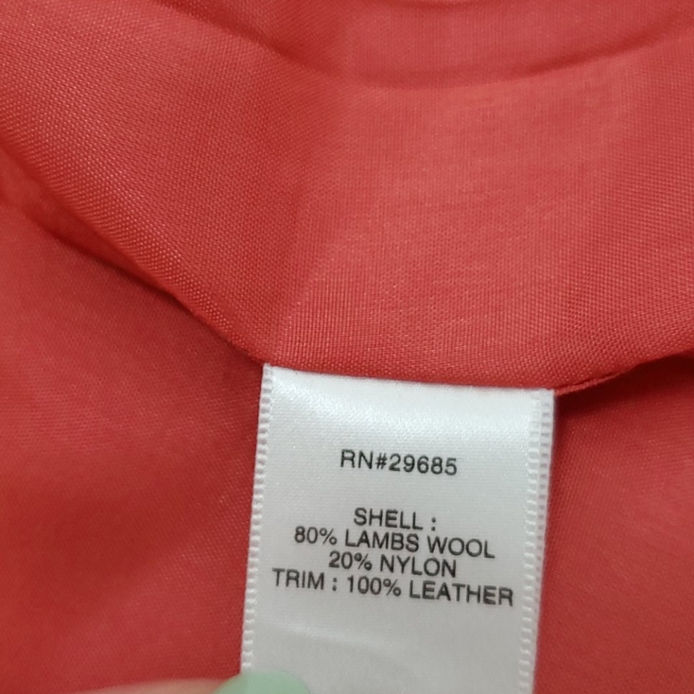 Pendleton Lambswool Blend Leather Jacket Size Xl - image 8